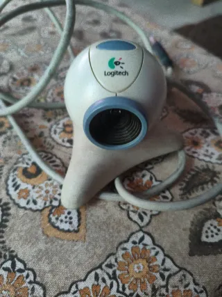 Webcam Logitech Beige/Azul