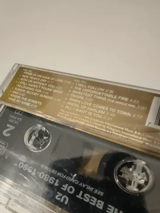 U2 The Best Of 1980-1990 MC Cassetta