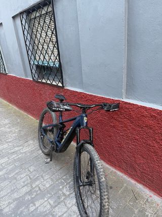 Bicicleta Eléctrica Montaña Azul