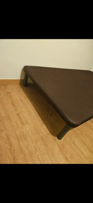 Cama individual somier y colchón viscoelástico