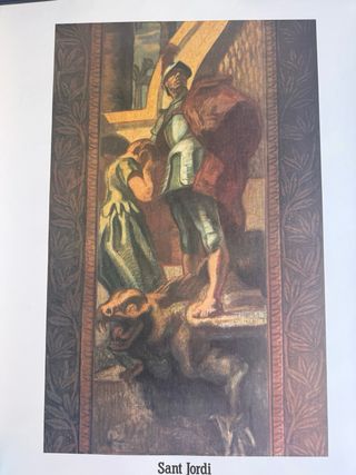 Cartel Diada Sant Jordi 1989