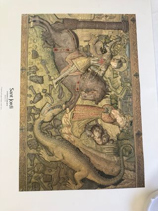 Cartel Diada Sant Jordi 1989