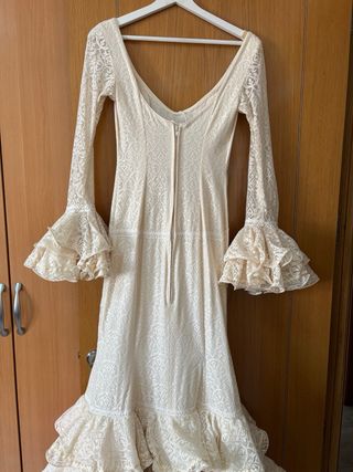 Vestido Gitana/Flamenca Blanco