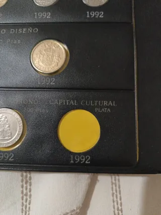 Álbum de monedas Juan Carlos 1977 a 1993  completo