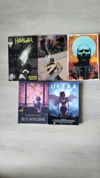 5 còmics diversos titulos