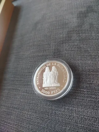 Colección 5 Monedas Plata 2000 Pesetas España