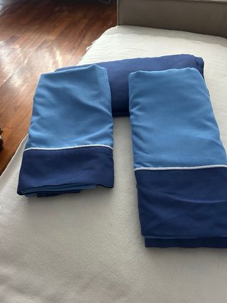 Juego Sábanas 90cm Azul