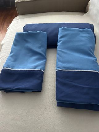 Juego Sábanas 90cm Azul