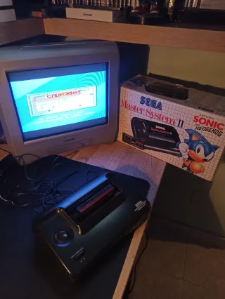 Lote Sega Master System II con juegos