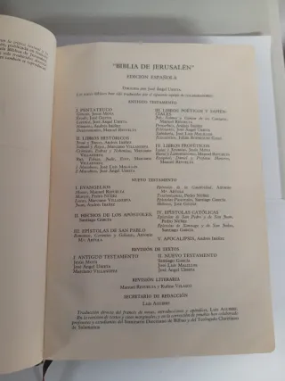 Biblia de Jerusalén editorial Desclee de Brouwer