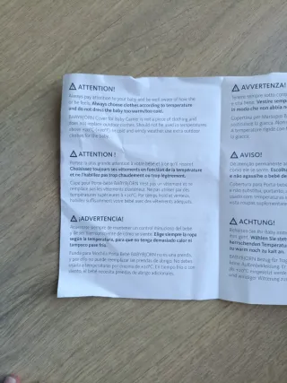 Funda para mochila portabebés BabyBjörn