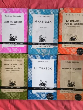 LOTE 6 LIBROS NOVELAS LITERATURA CLASICA MUNDIAL