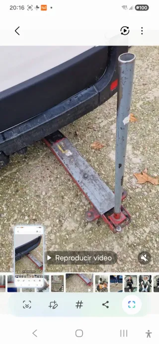 Gato Hidráulico Rojo