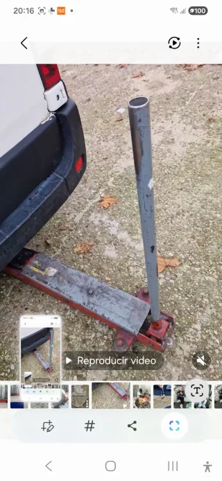 Gato Hidráulico Rojo