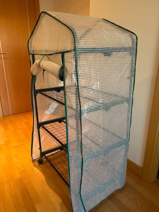 Invernadero terraza con ruedas