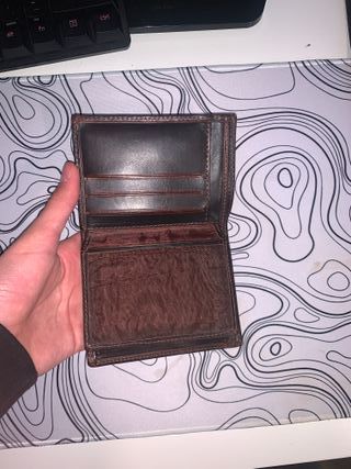 Billetera Hermes Marrón Elegante