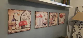 Lote 4 Cuadros Decorativos