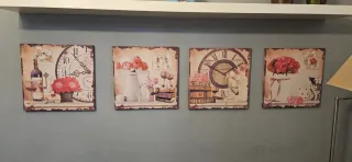 Lote 4 Cuadros Decorativos