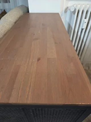 Credenza FJÄLLBO IKEA Nero/Legno