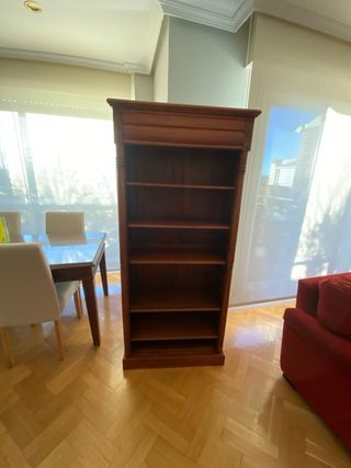 Librería Comedor Madera Oscura