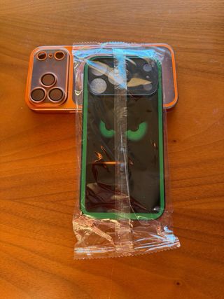 2 Fundas iPhone 14 Pro Naranja