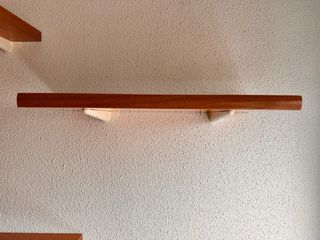 Conjunto 6 Estanterías Pared Madera