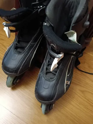Patines en línea 4 ruedas negros
