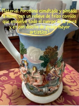 Jarra Bacanal Porcelana J.M. Alvarez