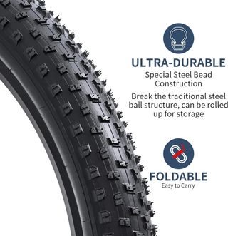 2 Cubiertas Fat E-Bike 24 Pulgadas