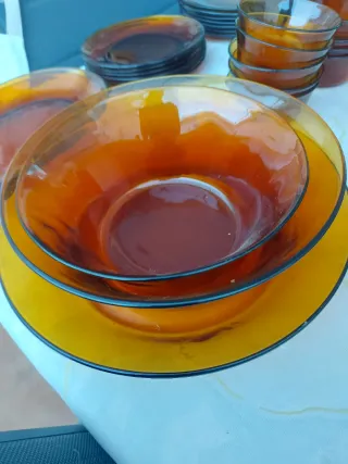 Vajilla Duralex El vidrio templado