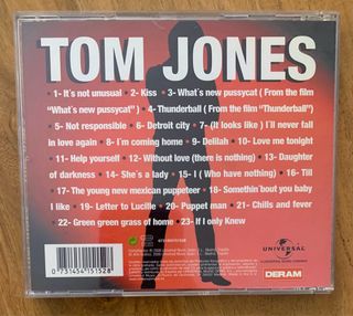 CD Tom Jones ‘Gold Greatest Hits’