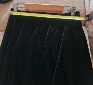 JOYA VINTAGE Terciopelo Negro "Llamaradas" BCN T.U