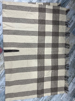 Poncho Rociero Beige y Marrón