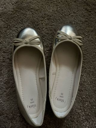 Manoletinas Sfera doradas talla 35