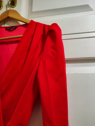 SHEIN - Vestido rojo cruzado