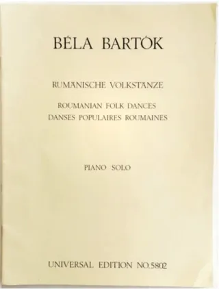 Béla Bartók - RONDÓS, DANZAS RUMANAS, SUITE Op.14