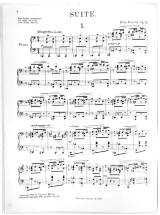 Béla Bartók - RONDÓS, DANZAS RUMANAS, SUITE Op.14