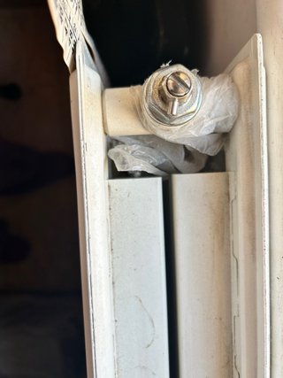 Radiador de chapa blanco