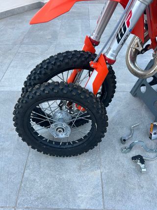 KTM 50 SX Infantil Motocross Naranja/Blanco