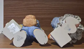 Figuras Cuqui niño y niña al cole