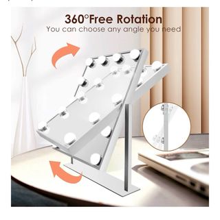 Espejo Maquillaje con Luces LED