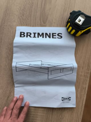 Estructura Cama IKEA BRIMNES 146x205