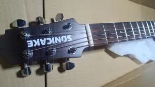 SONICAKE Guitarra Acústica-Eléctrica Portátil