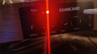 SONICAKE Guitarra Acústica-Eléctrica Portátil