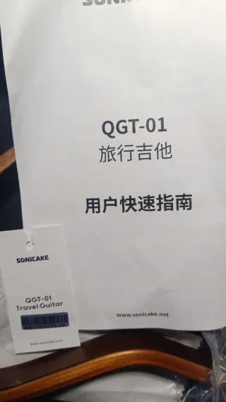 SONICAKE Guitarra Acústica-Eléctrica Portátil