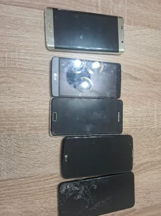 Lote 5 Móviles Samsung y LG