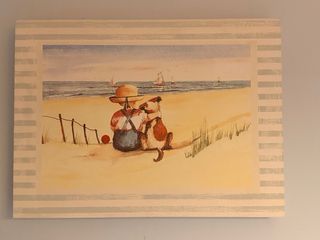 Cuadros Infantiles Playa Set 2