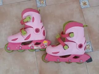 Patines en línea rosas