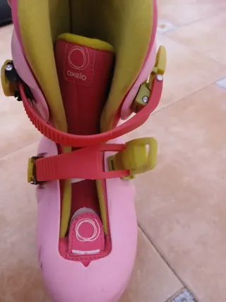 Patines en línea rosas