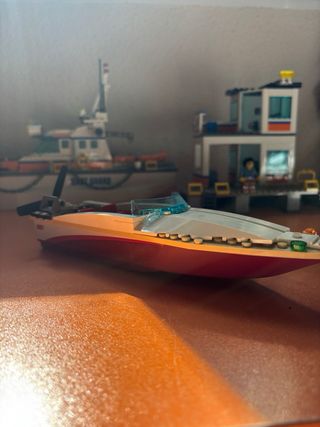 Lego Barco Guardacostas y Lancha